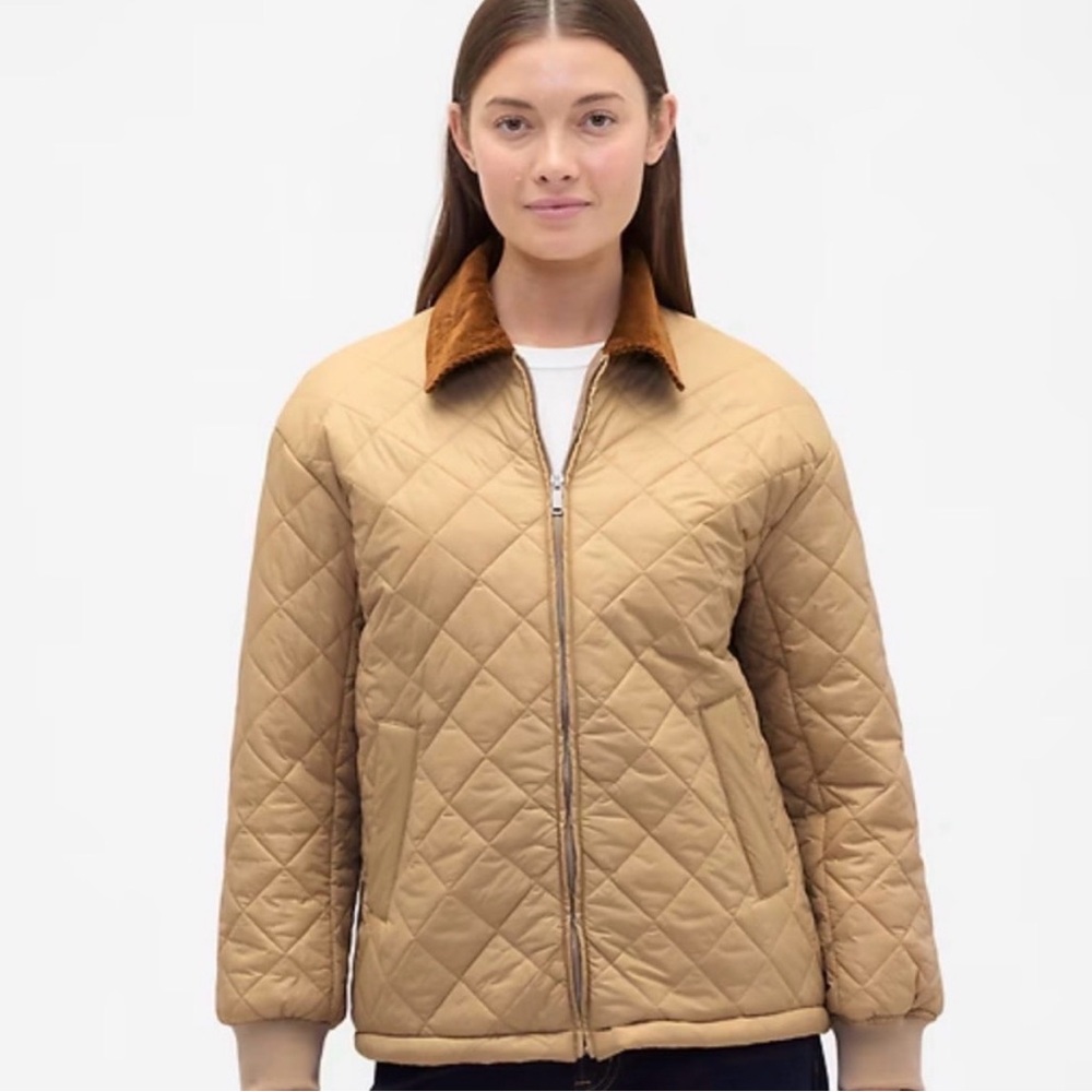 Gap Relaxed Quilted Nylon Women Jacket size XXL new with tag